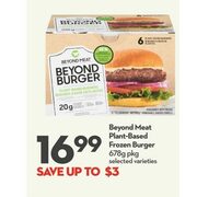 Beyond Meat Plant Based Burger - $16.99 (Up to $3.00 off)