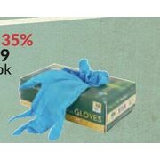 100 Pk Nitrile Gloves - $12.99/pk (35%  off)
