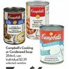 Campbell's Cooking Or Condensed Soup - 3/$6.00 (Up to $2.97 off)