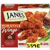 Janes Pub Style Chicken Wings  - 3/$25.00