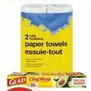 No Name Paper Towels, Aluminum Foil or Glad Cling Wrap - $1.29