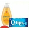 Q-tips Cotton Swabs, Vaseline Jelly Or Johnson's Baby Toiletries - $4.99