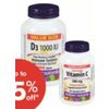 Webber Naturals Vitamin Products - Up to 35% off