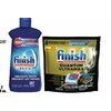 Finish Dishwasher Detergent or Rinse Agent - 2/$22.00